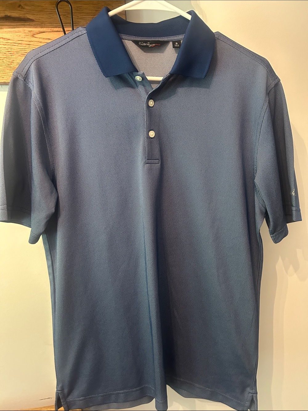 Walter Hagen Two-Tone Blue Short-Sleeve polo